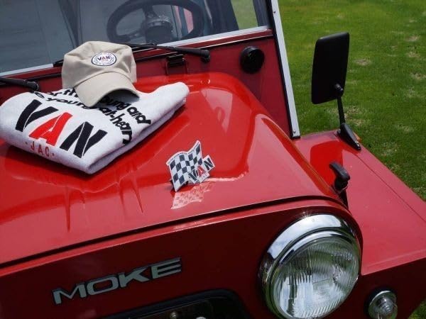 VAN JAC ヴァンヂャケット グリルカーバッジ 未使用！ VAN Jacket - VANの正規品カーグリルバッジ 貴重なブラック